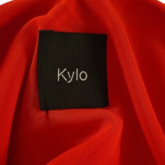 Kylo by Bardot Red Ruffled Crop Top Size 4 - Picture 5 of 9